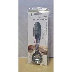 New Fox Run Brand Yeast Spoon 2 1/4 Stainless Steel Spoon In Packaging